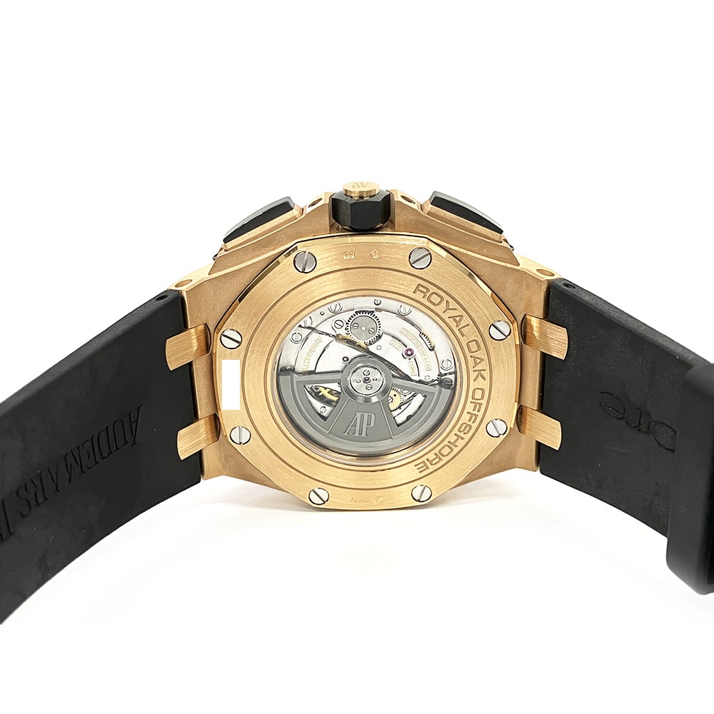 Audemars Piguet Royal Oak Offshore Chronograph 44mm 26401RO.OO.A002CA.02 Rose Gold with Black Dial Watch 2019