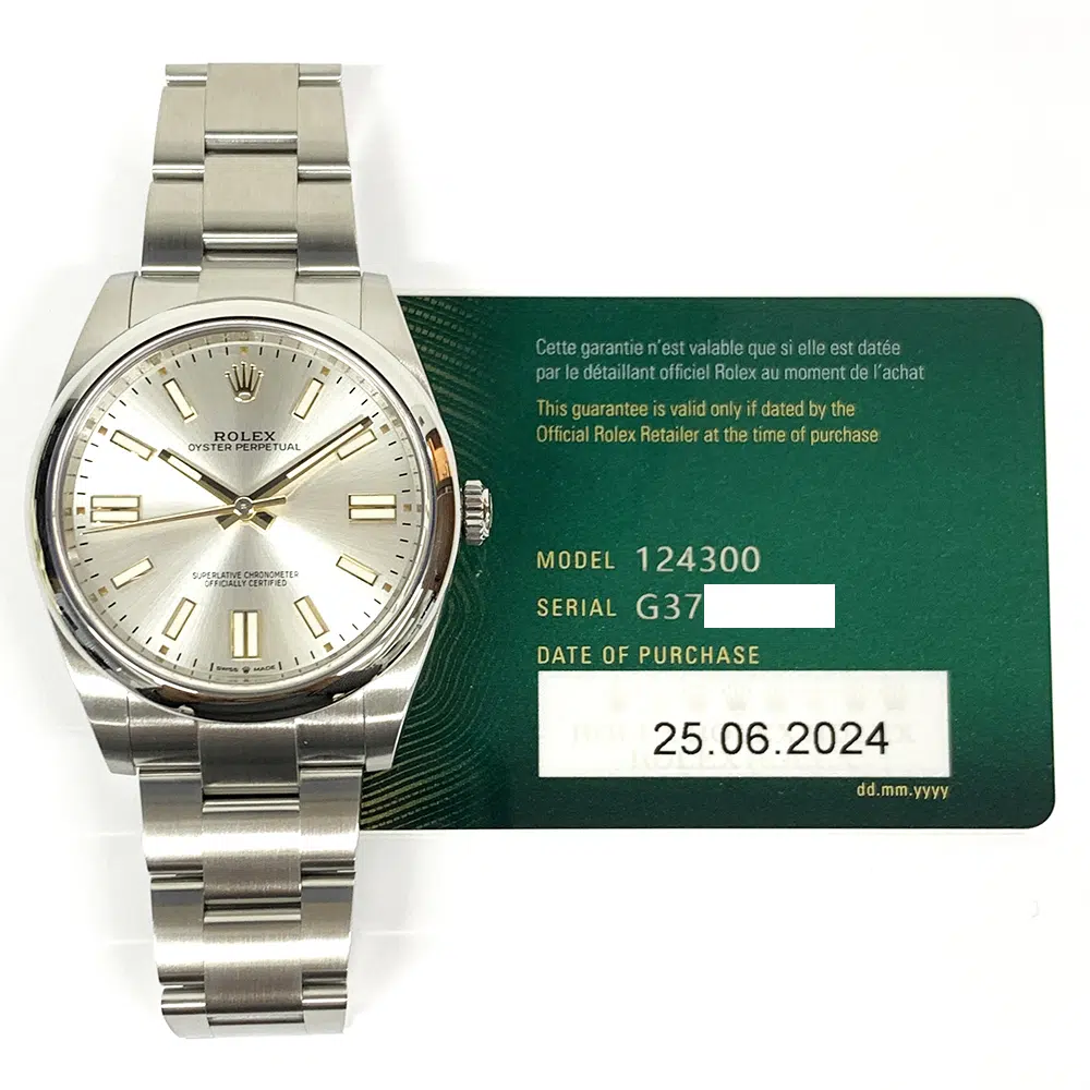 Rolex Oyster Perpetual 124300-0001 Silver Index Dial Stainless Steel 2024 – image 2