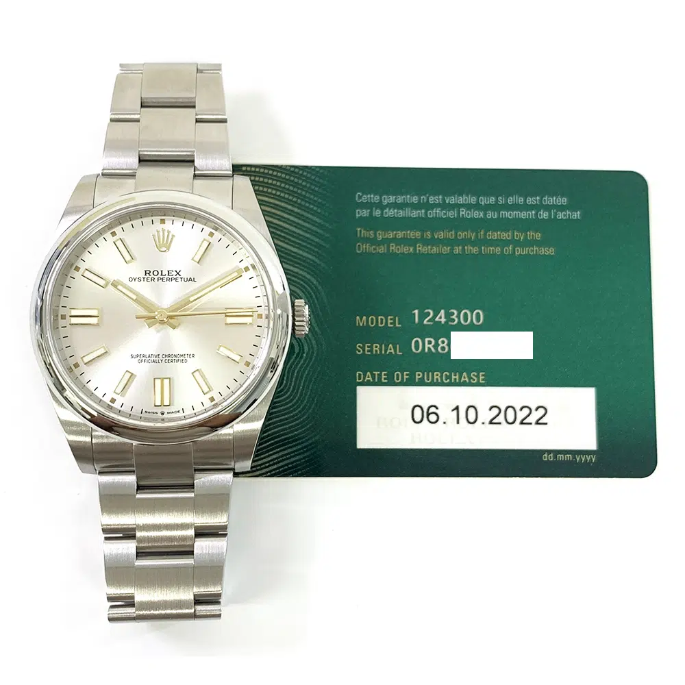 Rolex Oyster Perpetual 41mm Steel Watch 124300 Silver Dial 2022 – image 2