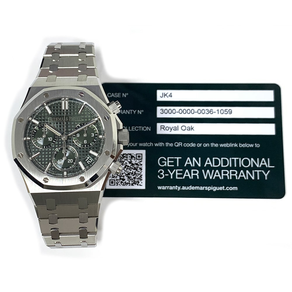 Audemars Piguet Royal Oak 26240ST.OO.1320ST.08 41mm Stainless Steel Watch Green Dial 2023