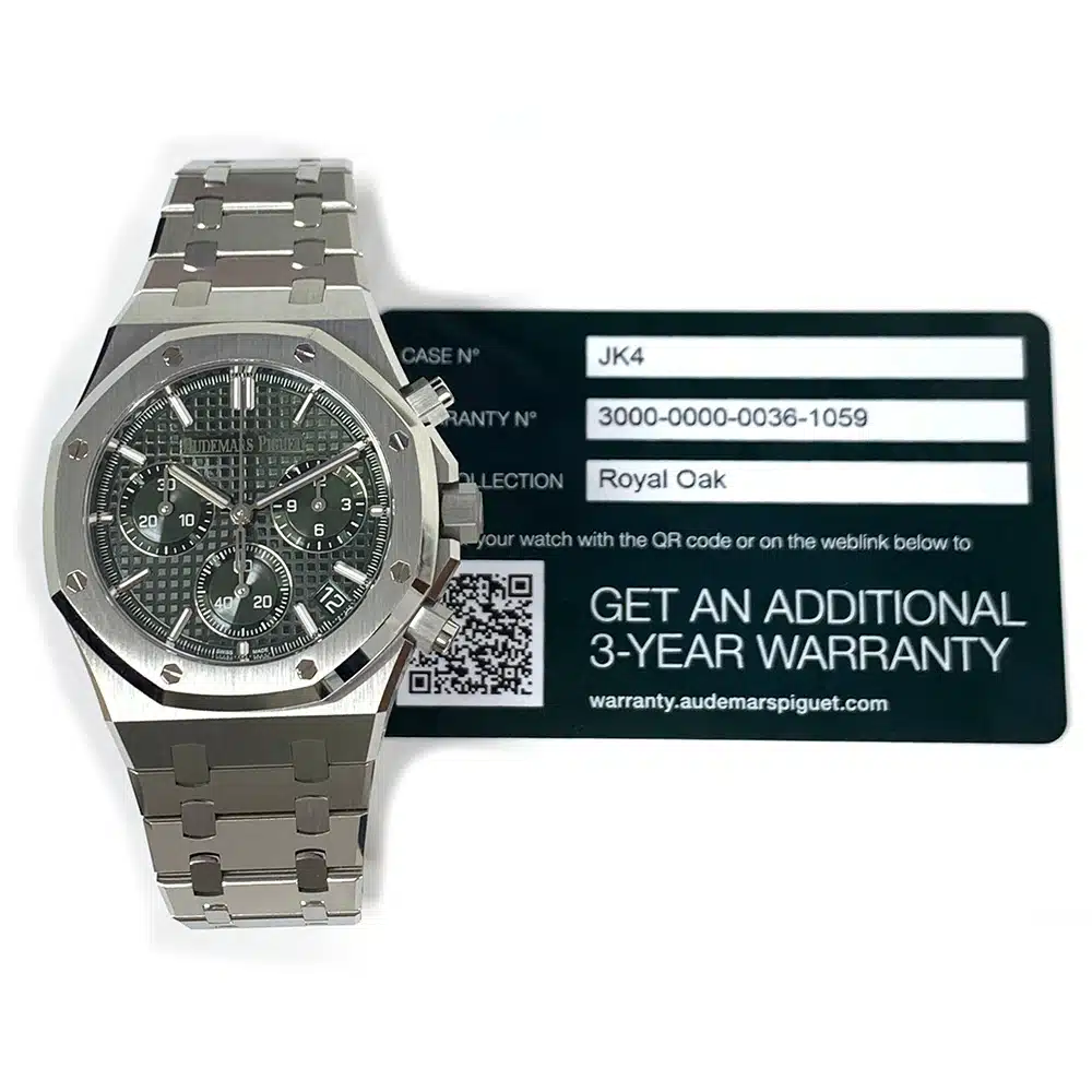 Audemars Piguet Royal Oak  26240ST.OO.1320ST.08 41mm Stainless Steel Watch Green Dial 2023 – image 10