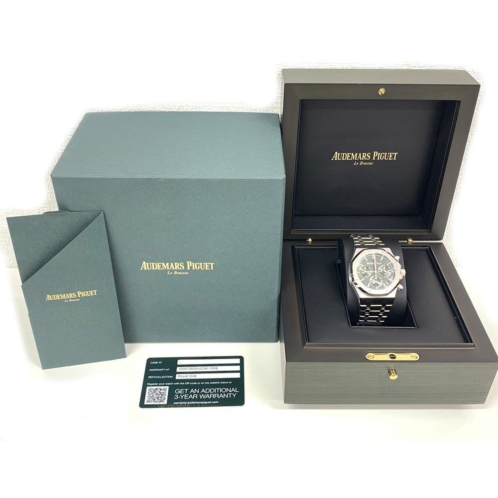 Audemars Piguet Royal Oak 26240ST.OO.1320ST.08 41mm Stainless Steel Watch Green Dial 2023