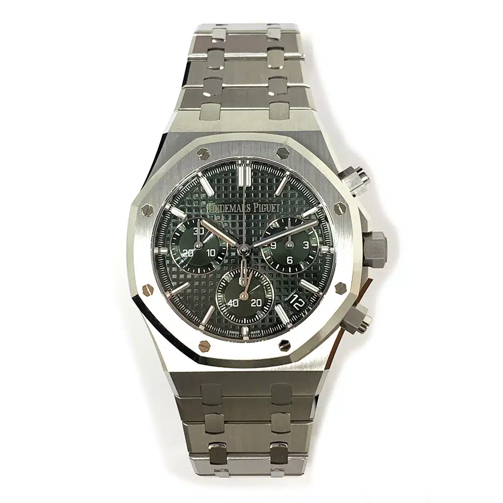 Audemars Piguet Royal Oak  26240ST.OO.1320ST.08 41mm Stainless Steel Watch Green Dial 2023 – image 2