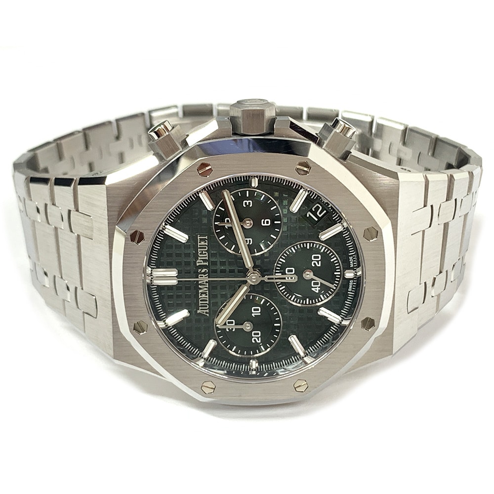 AP Royal Oak “50th Anniversary” 41mm Stainless Steel Watch Green Dial