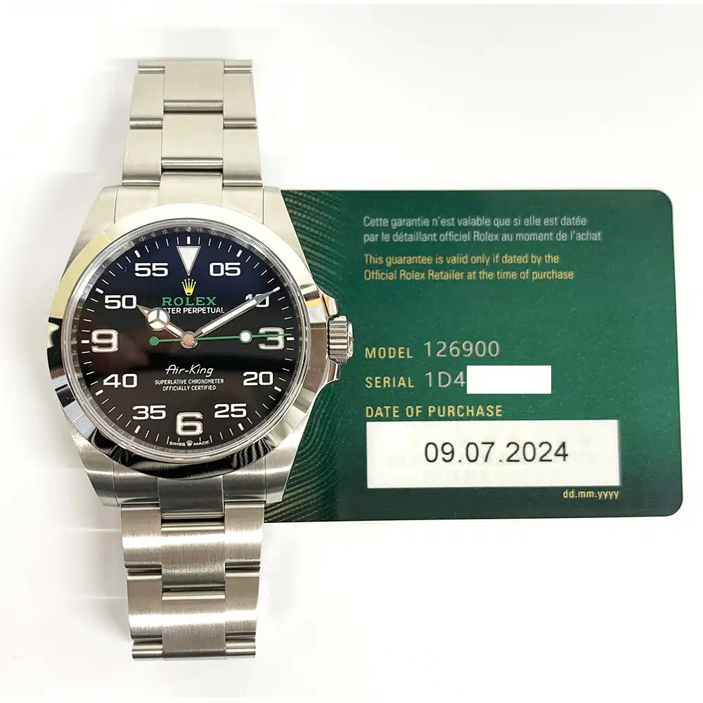 Rolex Air-King Men's Watch 40mm Stainless Steel Oyster  in Black Arabic Dial 2024 – image 2