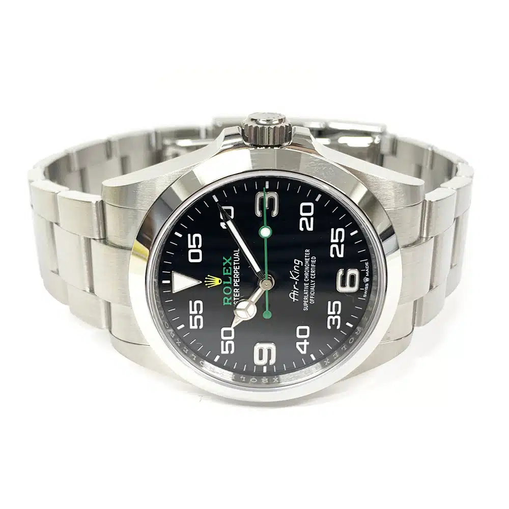 Rolex Air-King Men's Watch 40mm Stainless Steel Oyster  in Black Arabic Dial 2024 – image 4