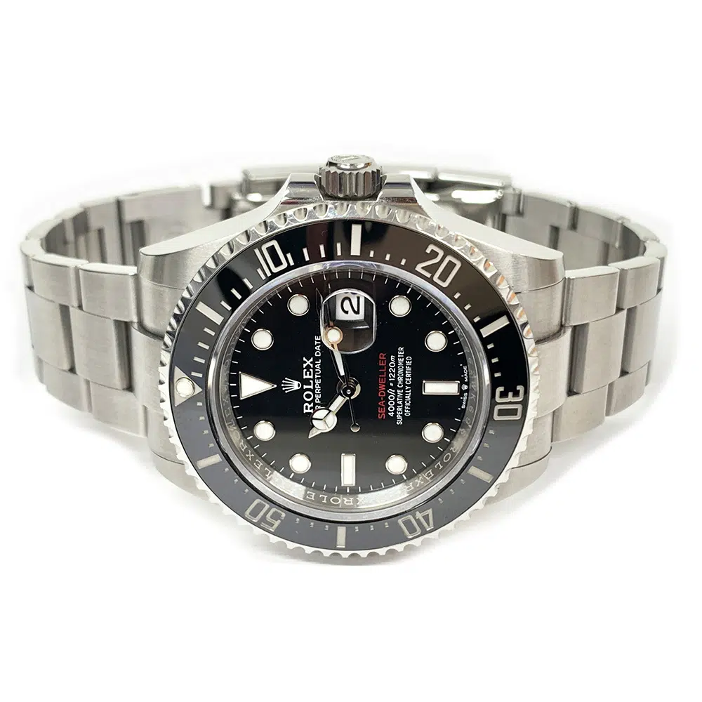 Rolex Stainless Steel Sea-Dweller 126600 Black Dial Oyster Watch 2021 – image 4