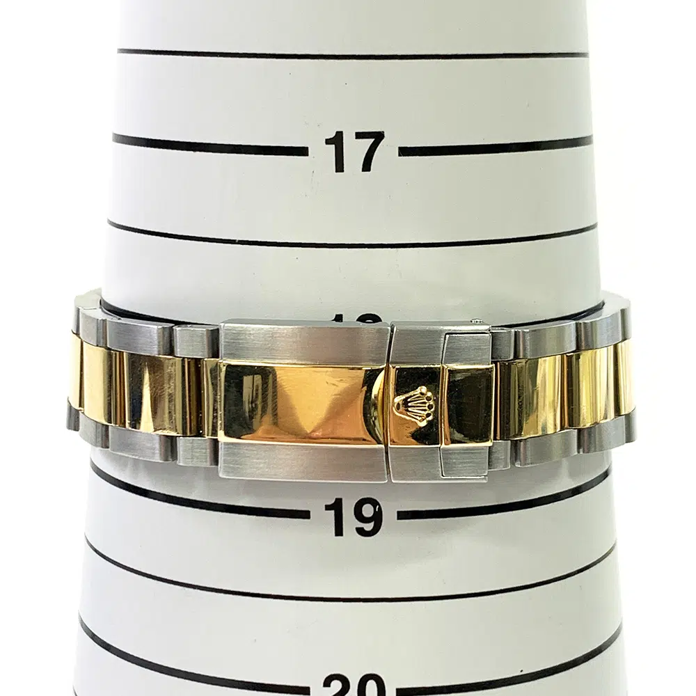 Rolex Daytona 40mm 116523 Oyster Stainless Steel & Yellow Gold Watch Black Index Dial – image 6