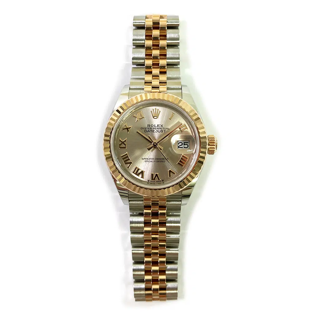 Rolex Datejust 28mm Jubilee 279171 Stainless Steel and Rose Gold Watch Sundust Roman Dial 2021 – image 2