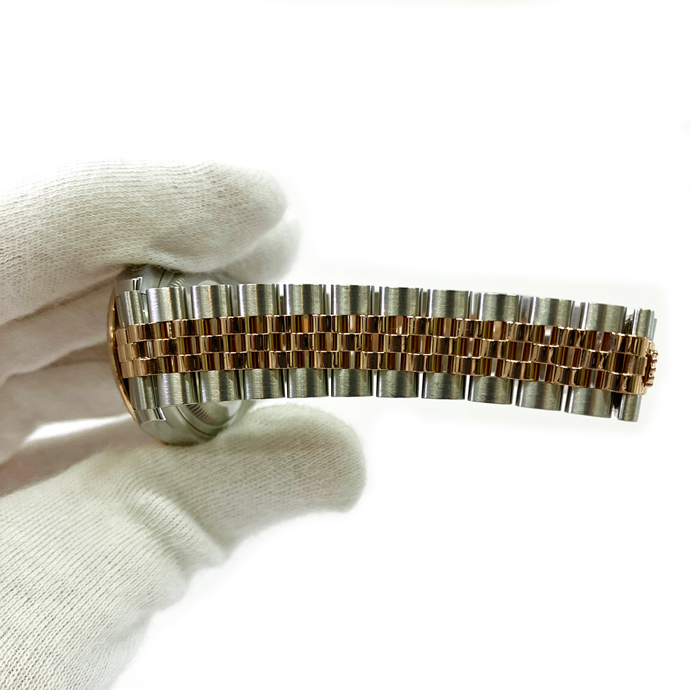 Rolex Datejust 28mm Jubilee 279171 Stainless Steel and Rose Gold Watch Sundust Roman Dial 2021