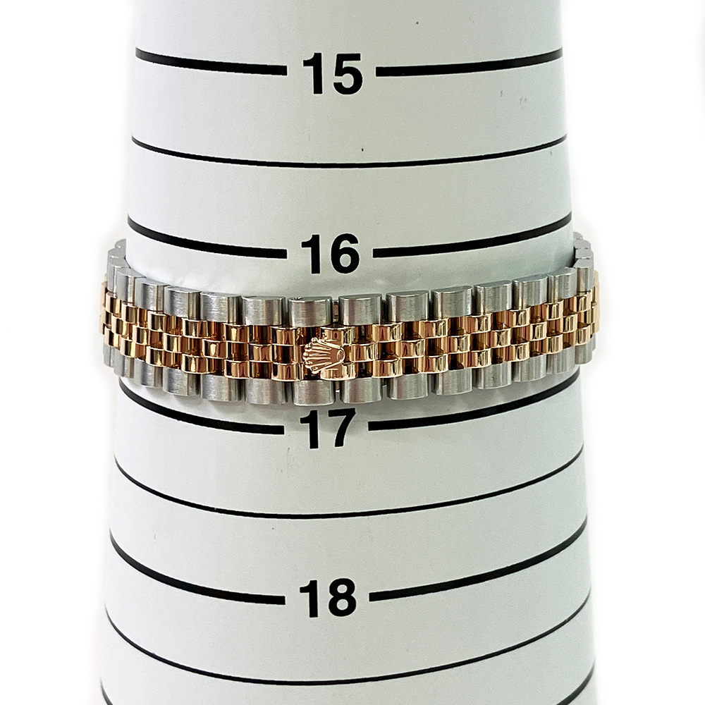 Rolex Datejust 28mm Jubilee 279171 Stainless Steel and Rose Gold Watch Sundust Roman Dial 2021