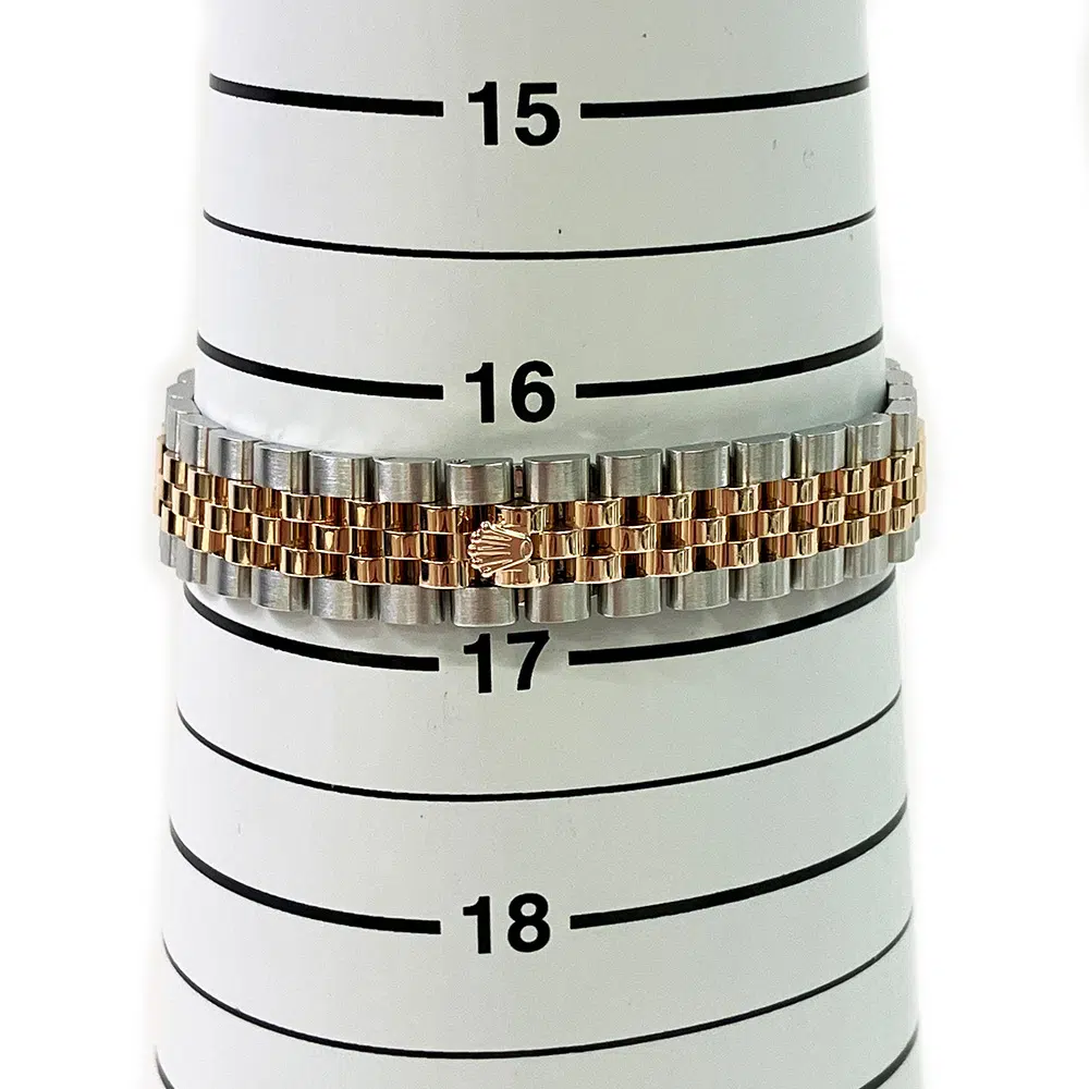 Rolex Datejust 28mm Jubilee 279171 Stainless Steel and Rose Gold Watch Sundust Roman Dial 2021 – image 7