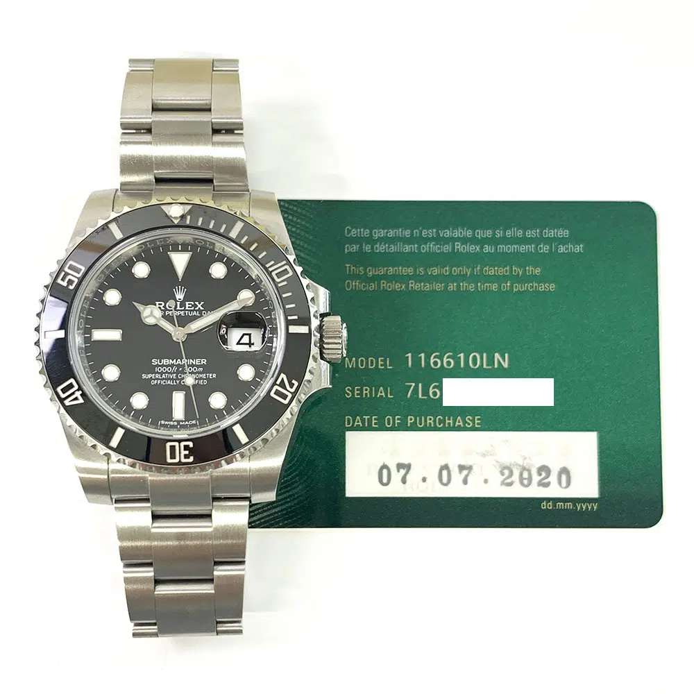 Rolex Submariner Oyster Bracelet 116610LN Stainless Steel Black Dial 2020 – image 2