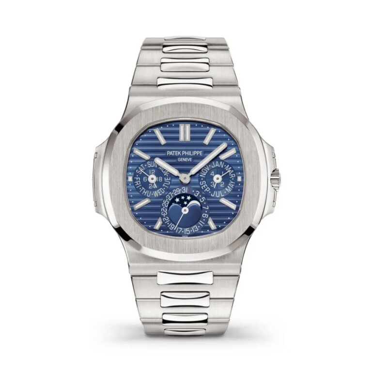 Patek Philippe Nautilus Perpetual Calender 5740/1G-001 40mm White Gold with Blue Dial Watch 2024