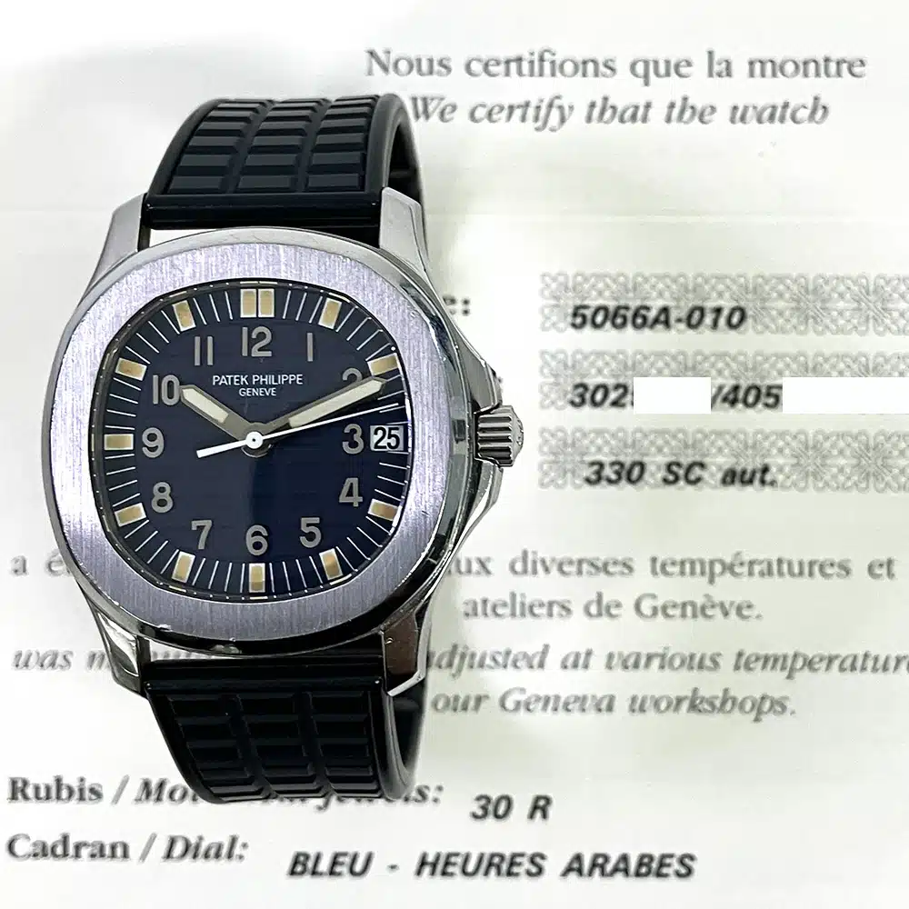 Patek Philippe Aquanaut 5066A-010 Stainless Steel With Blue Dial Watch – image 2
