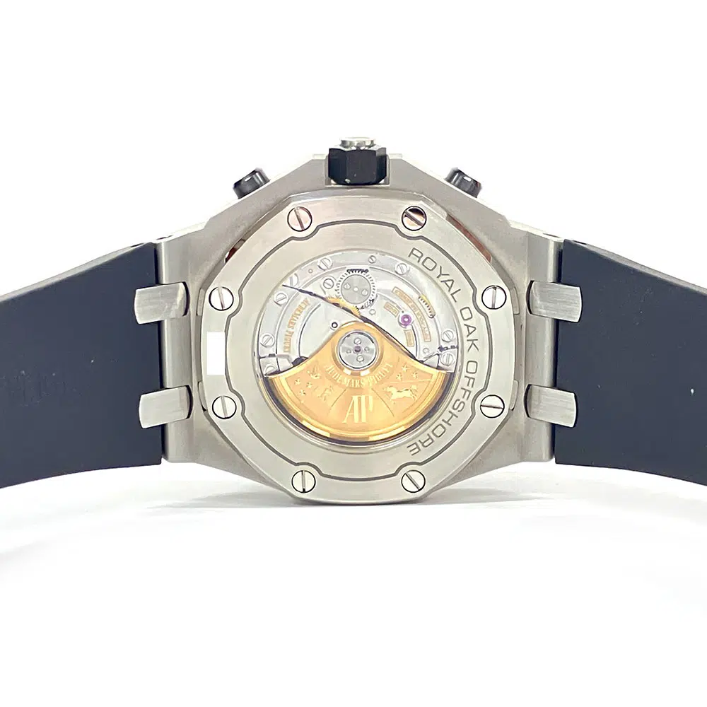 Audemars Piguet Royal Oak Offshore Chrono 26470ST.OO.A099CR.01.A Stainless Steel With Blue Rubber Watch Brown Arabic Dial 2019 – image 3