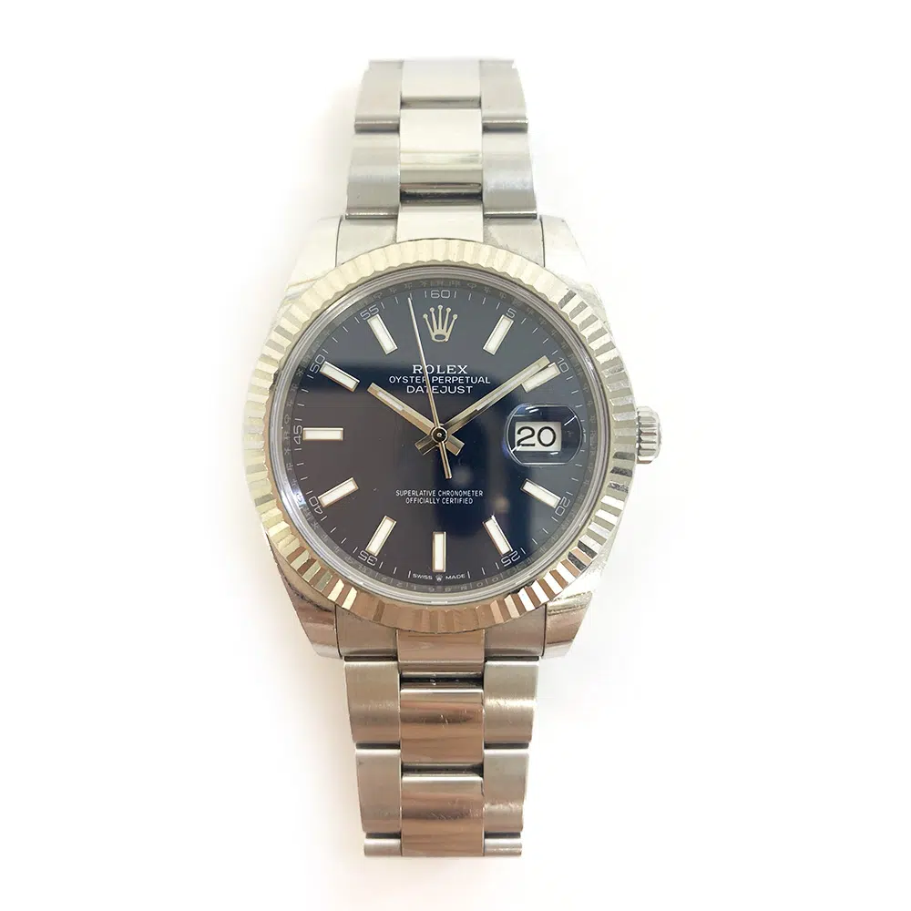 Rolex Datejust 41 126334-0001 Oyster 41mm White Gold with Blue Dial Watch 2019 – image 3