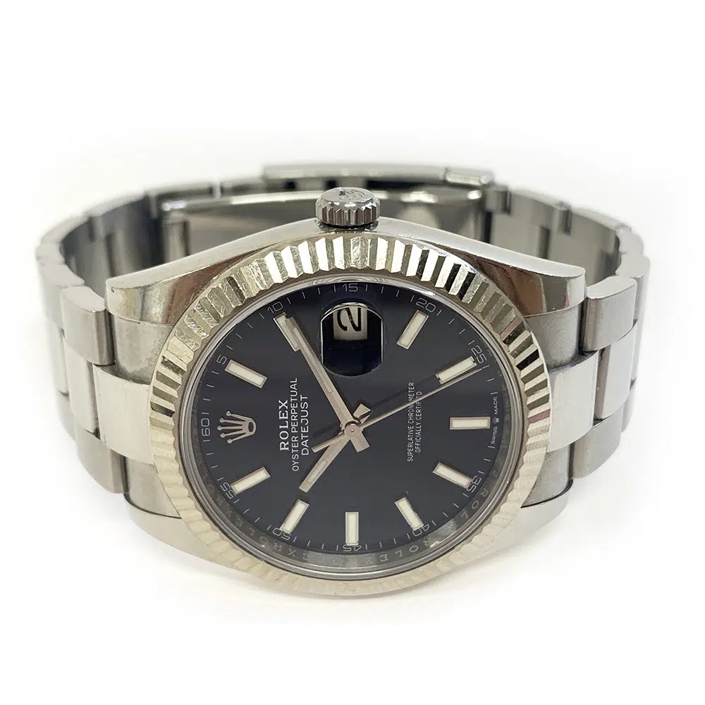 Rolex Datejust 41 126334-0001 Oyster 41mm White Gold with Blue Dial Watch 2019 – image 4
