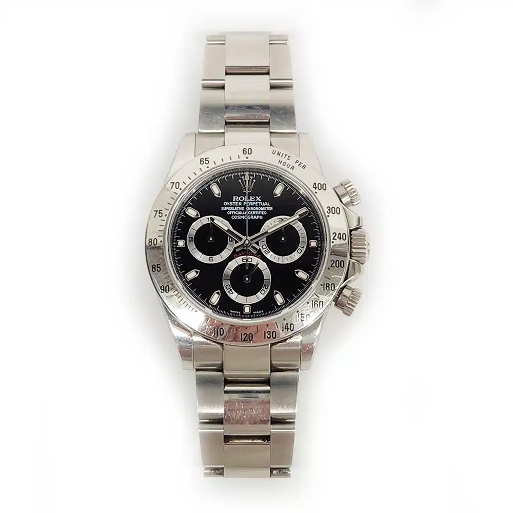 Rolex Daytona 40mm 116520 Stainless Steel with Black Dial Watch – image 2