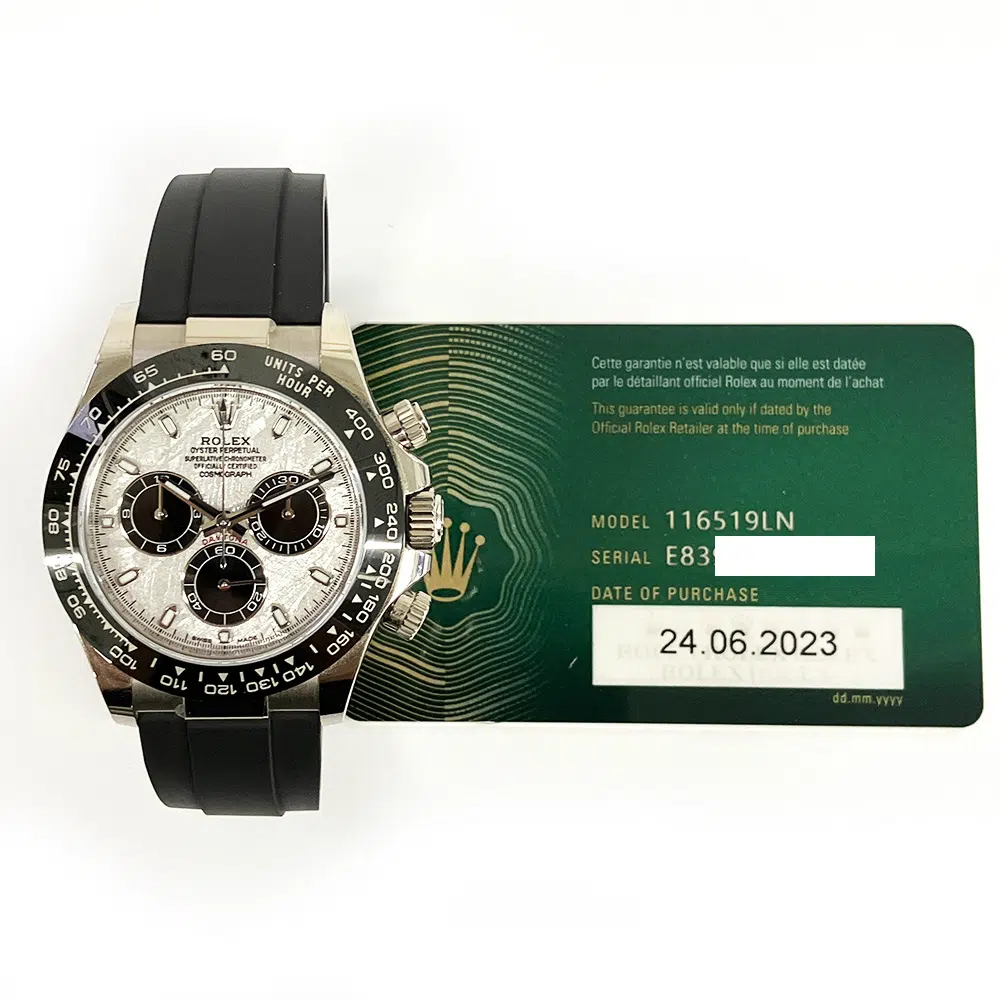 Rolex Cosmograph Daytona 40mm 116519LN White Gold with Black Dial Watch 2023 – image 2