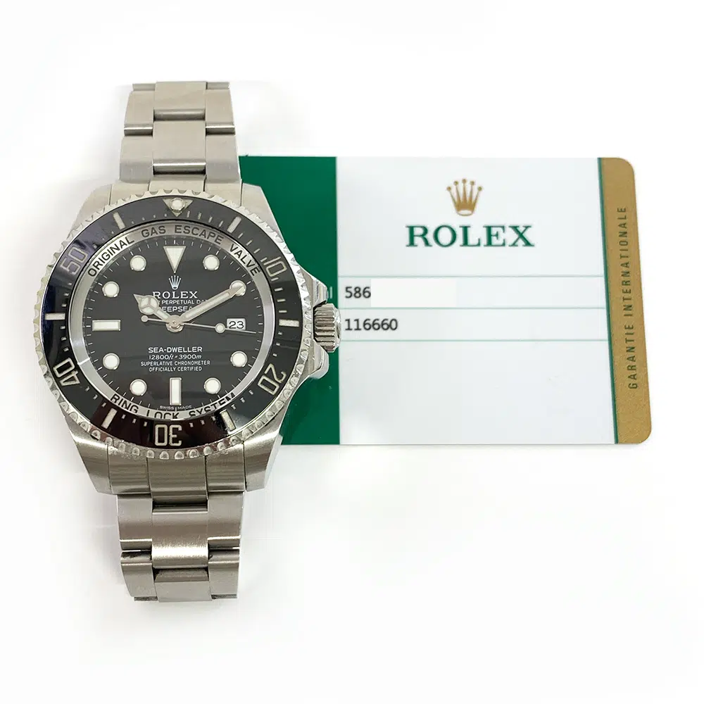 Rolex Sea-Dweller Deepsea 116660 Steel Oyster Bracelet Watch Black Dial 2018 – image 2
