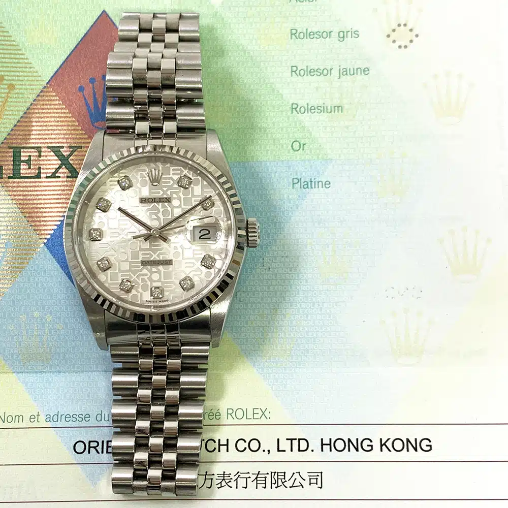 Rolex Datejust 36 16234 Stainless Steel with Silver Dial Watch 1980 – image 2