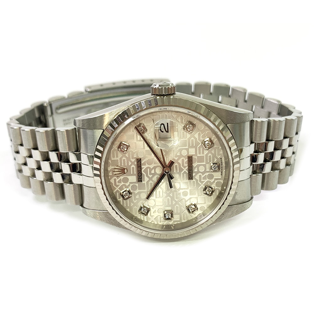 Rolex Datejust 36 16234 Stainless Steel with Silver Dial Watch 1980