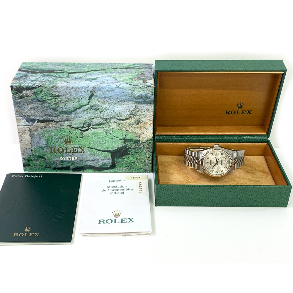 Rolex Datejust 36 16234 Stainless Steel with Silver Dial Watch 1980