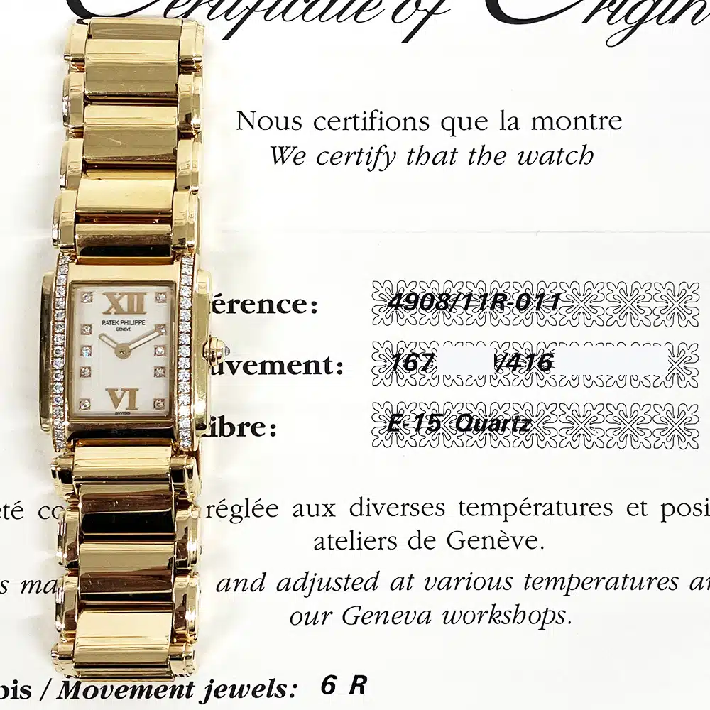 Patek Philippe Twenty~4 4908/11R-011 Rose Gold Watch White Dial – image 2