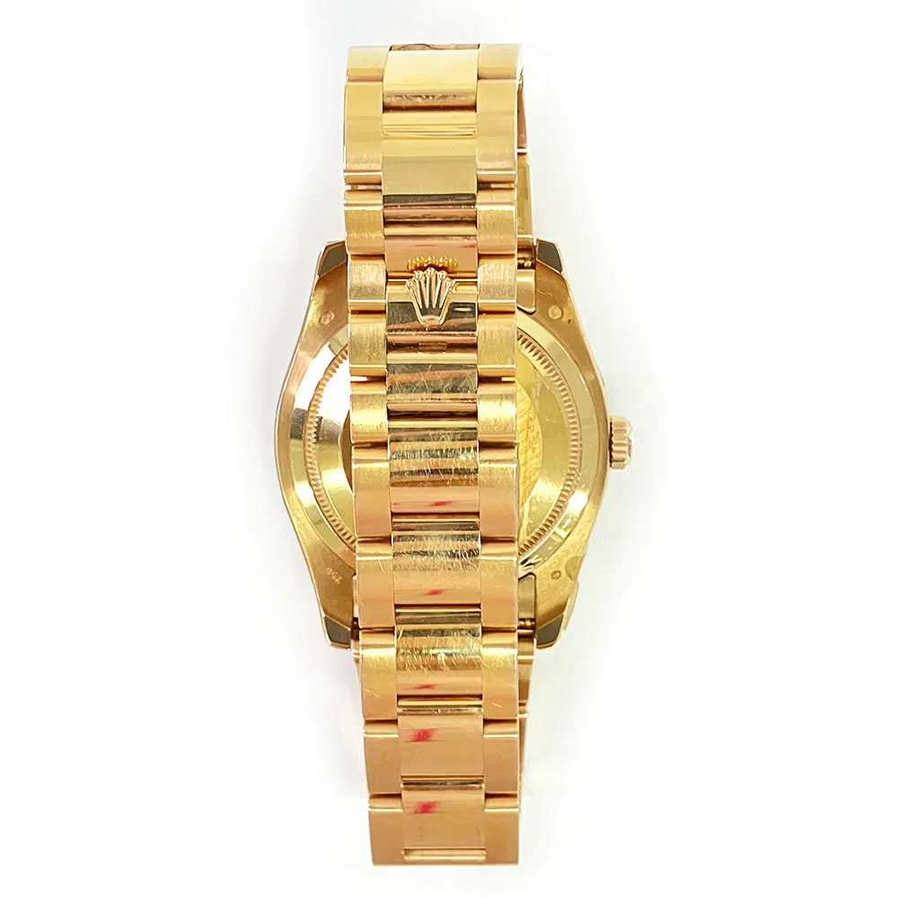 Rolex Datejust 116285BBR 36mm Rose Gold with Zebra Pattern Diamond Dial Watch – image 3