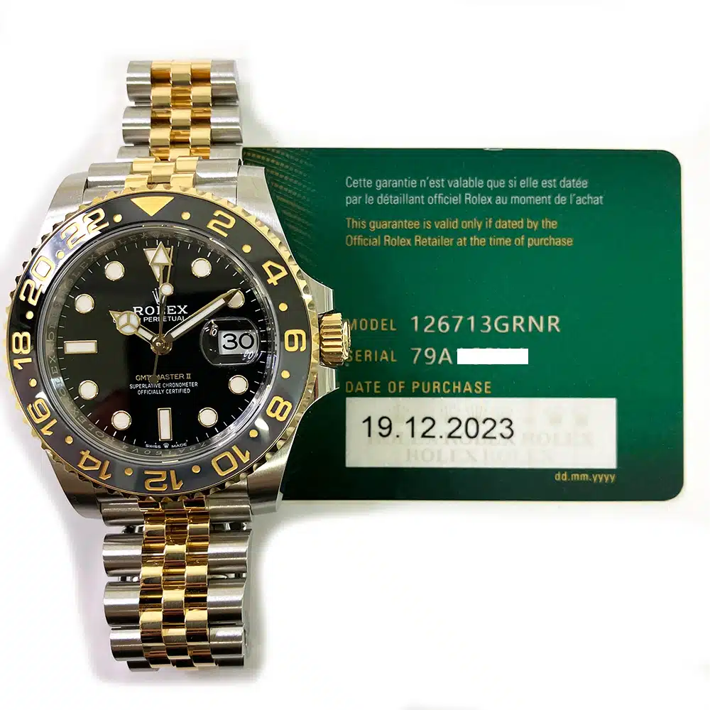 Rolex GMT Master II Black Dial 126713GRNR Stainless Steel & Yellow Gold Watch Jubilee 2023 – image 2