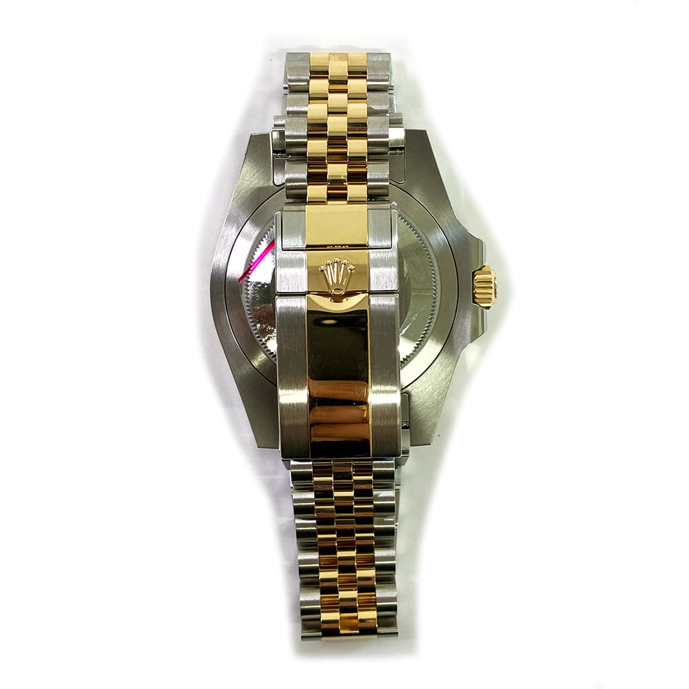 Rolex GMT Master II Black Dial 126713GRNR Stainless Steel & Yellow Gold Watch Jubilee 2023