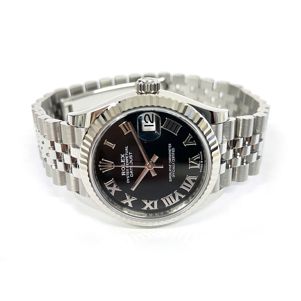 Rolex Datejust 31 278274-0002 Jubilee Stainless Steel with Black Roman Dial Watch 2024