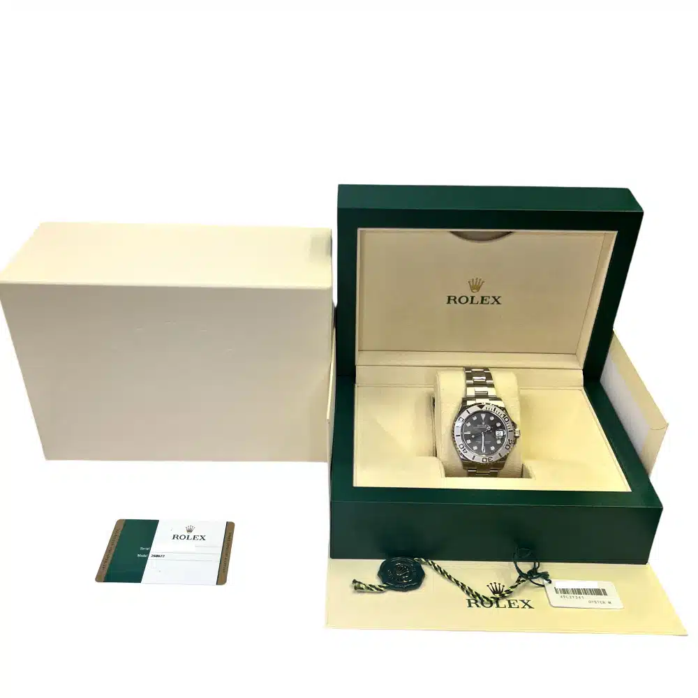 Rolex Yacht-Master 37 268622 37mm Platinum with Slate Dial Watch 2017 – image 7