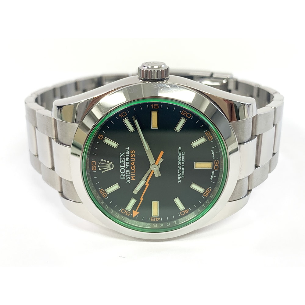 Rolex Milgauss 40mm Stainless Steel with Black Dial 116400GV Watch