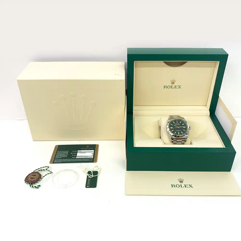 Rolex Milgauss 40mm Stainless Steel with Black Dial 116400GV Watch – image 8
