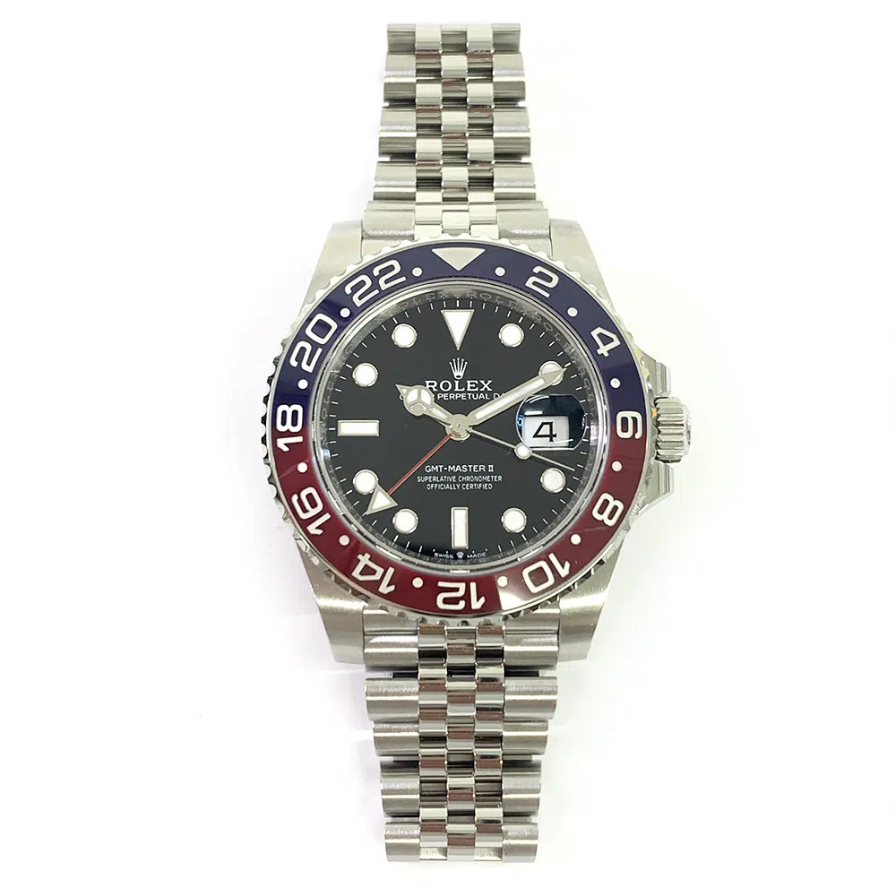 Rolex GMT-Master II  Pepsi Bezel 40mm 126710BLRO  Stainless Steel Jubilee Black Dial Men's Watch 2024 – image 3