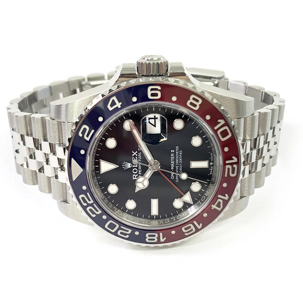 Rolex GMT-Master II  Pepsi Bezel 40mm 126710BLRO  Stainless Steel Jubilee Black Dial Men's Watch 2024 – image 4