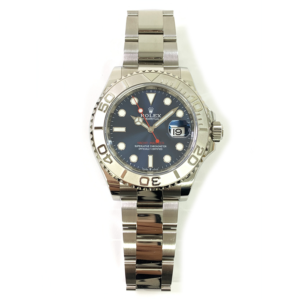 Rolex Yacht-Master 40mm Oyster 126622 Stainless Steel & Platinum Watch Blue Dial