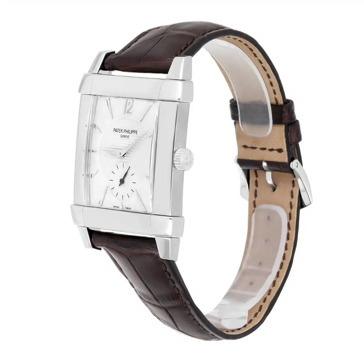 Patek Philippe 5111G Gondolo 18k White Gold Watch Silver Dial Mens Manual Watch – image 4