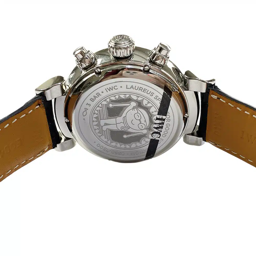 IWC Da Vinci Chronograph IW393402 Stainless Steel with Black Alligator Leather Watch 2018 – image 5