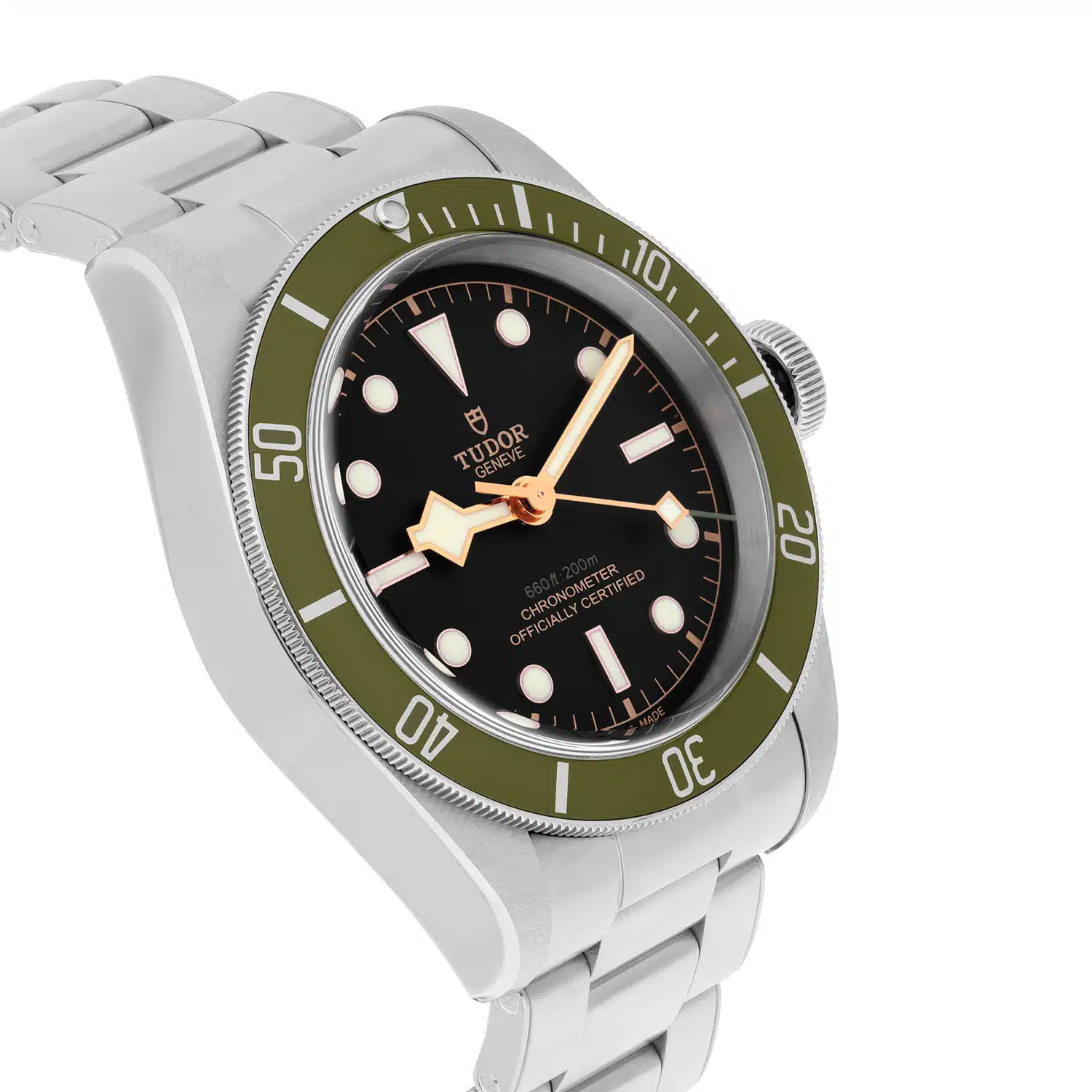 Tudor Black Bay Harrods 79230G Green Bezel Men's Automatic Dive Watch – image 5