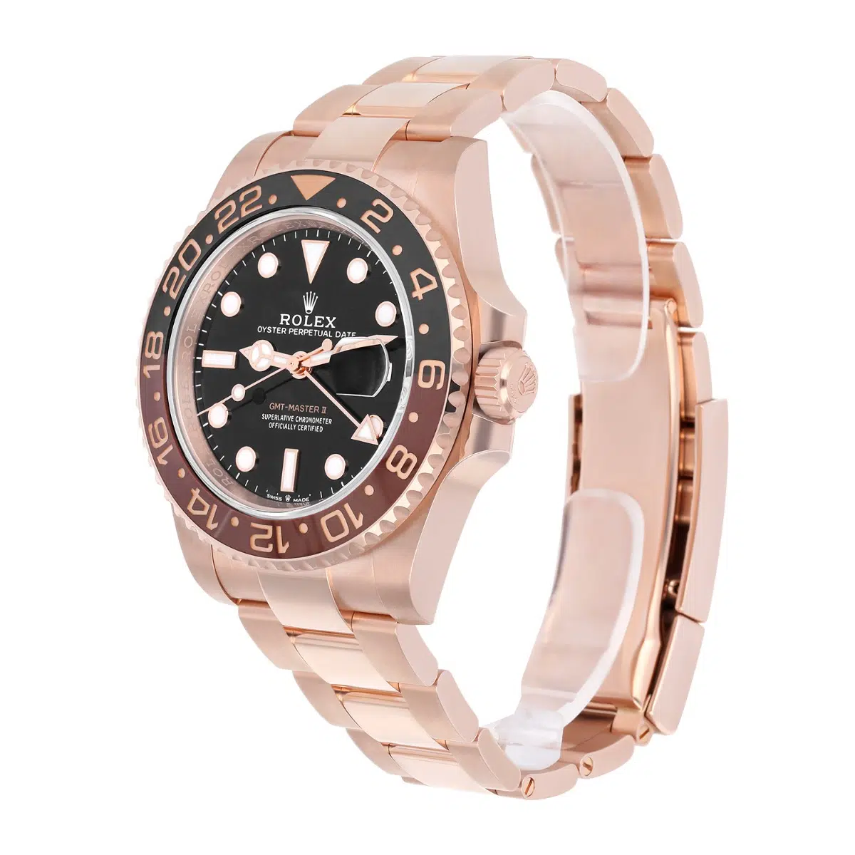 Rolex GMT-Master II Rootbeer 40mm Oyster 126715CHNR Rose Gold Watch Black Dial 2024 – image 4