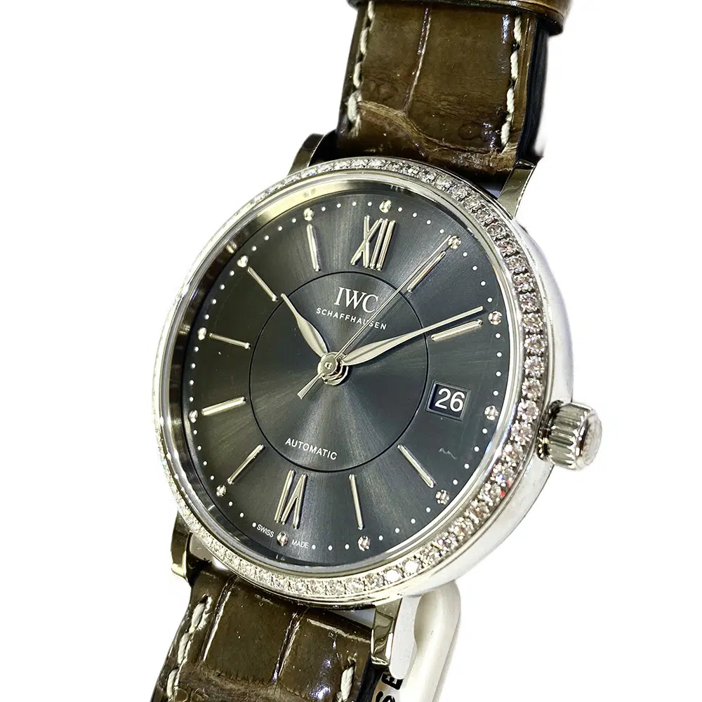 IWC Portofino IW458104 Stainless Steel with Grey Leather Watch 2018 – image 5