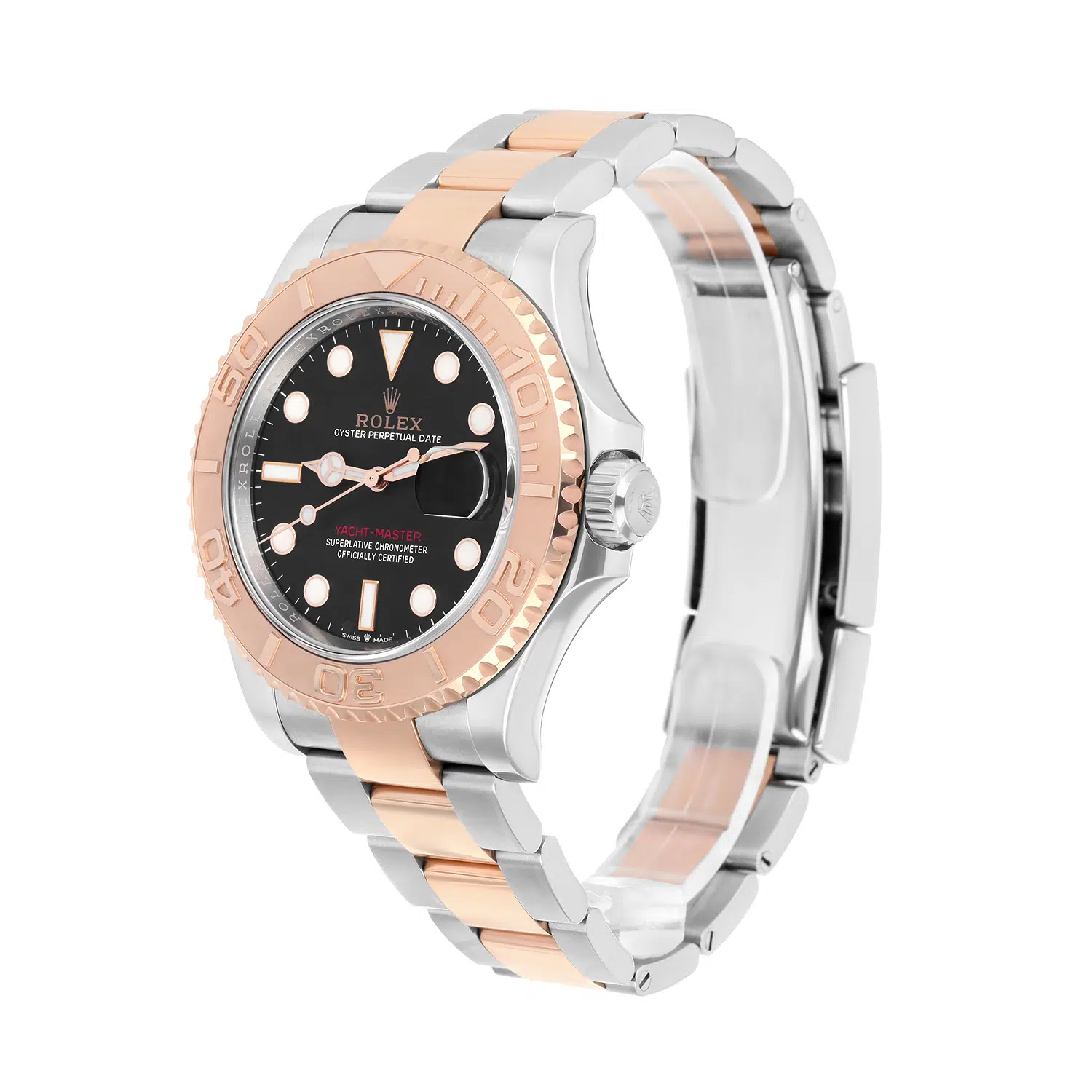 Rolex Yacht-Master 40 Two Tone Rose Black Dial Men's Watch 126621 Complete – image 5
