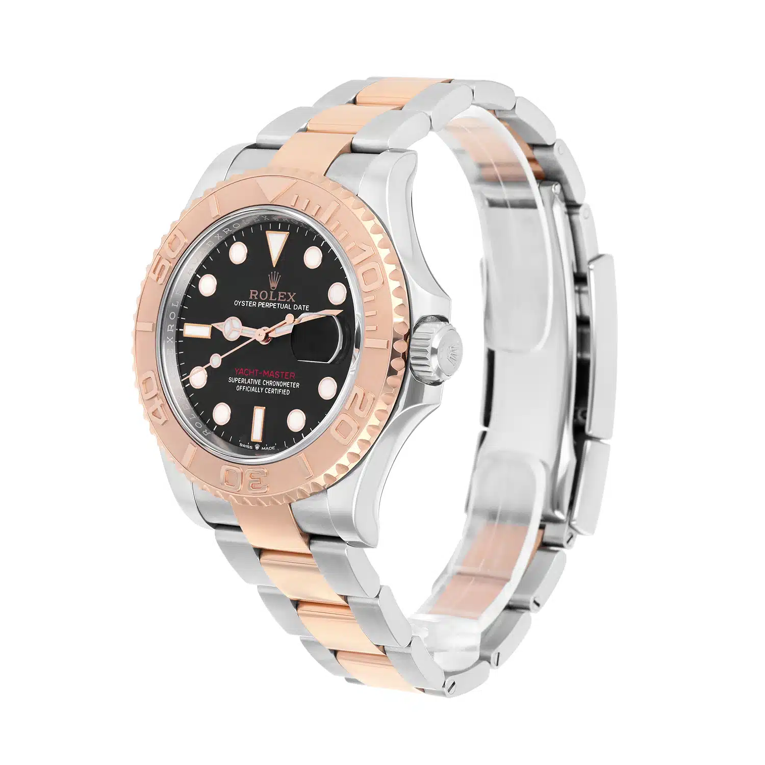 Rolex Yacht-Master 40mm 126621-0002 Two Tone Rose Black Dial Men's Watch – image 5
