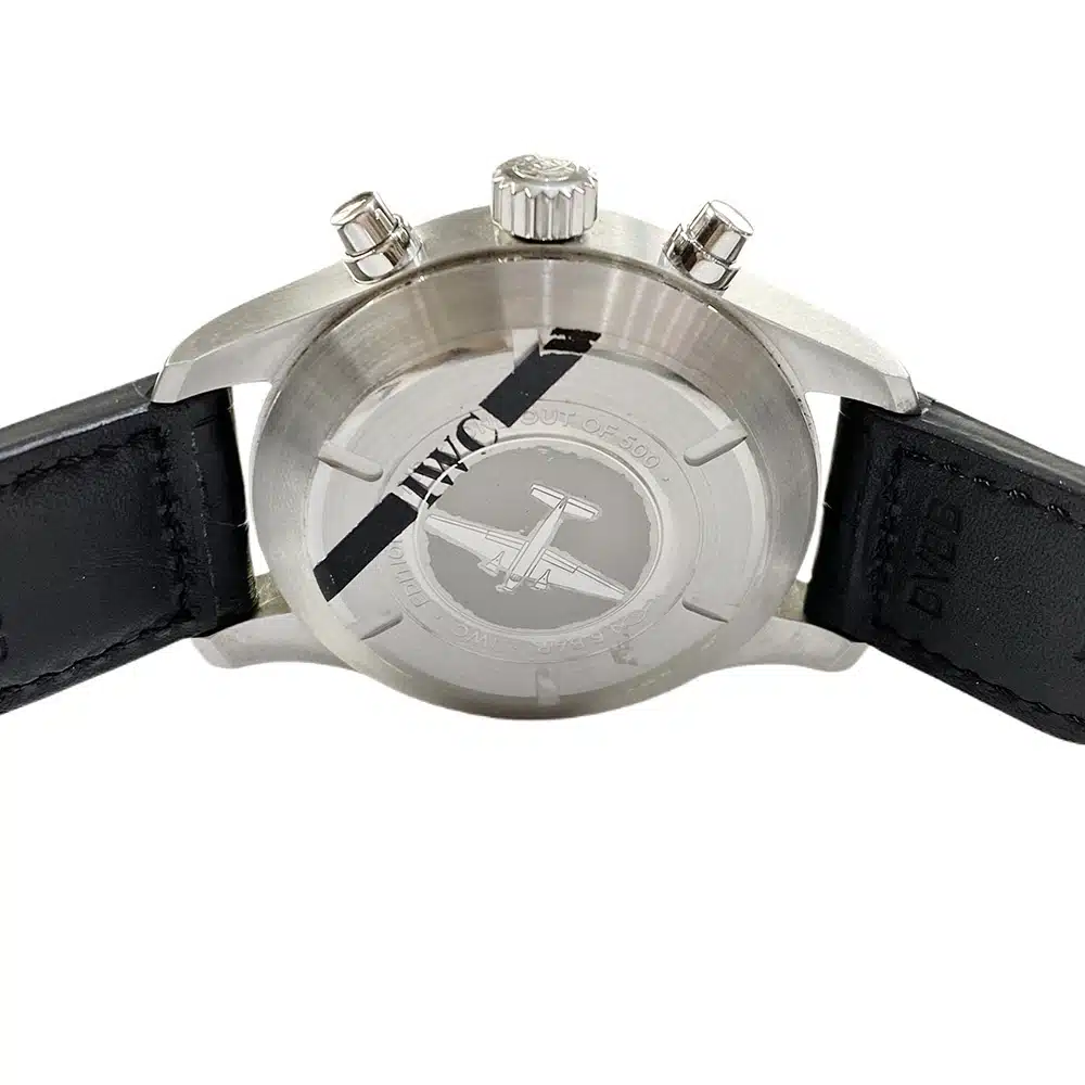 IWC Pilot Spitfire IW387809 Stainless Steel with Black Alligator Leather Watch – image 6
