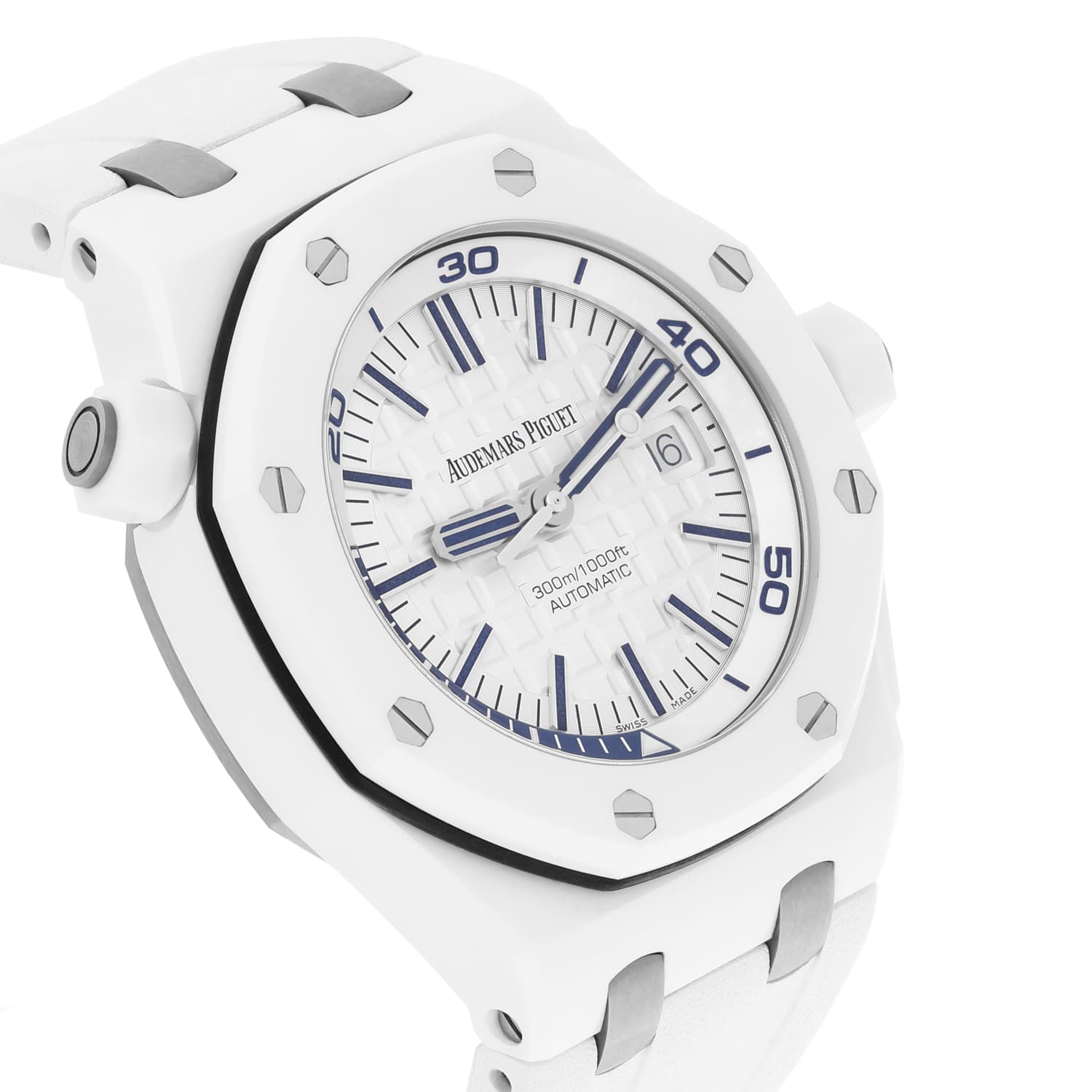 Audemars Piguet Royal Oak Offshore Diver 15707CB.OO.A010CA.01 Ceramic Watch Never Worn