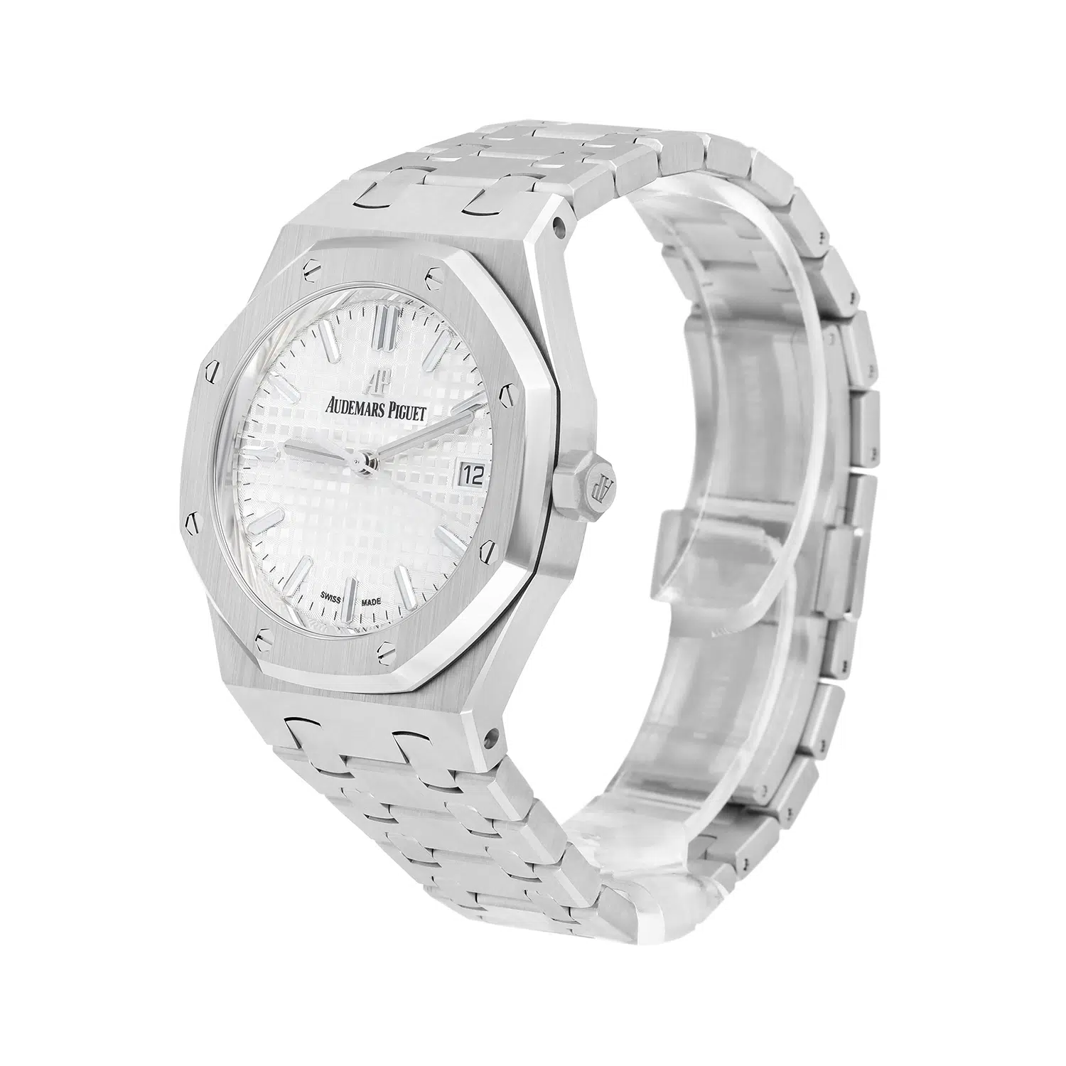 Audemars Piguet Royal Oak Automatic Silver Dial Stainless Steel 34mm Watch Complete 77350ST.OO.1261ST.01 – image 4