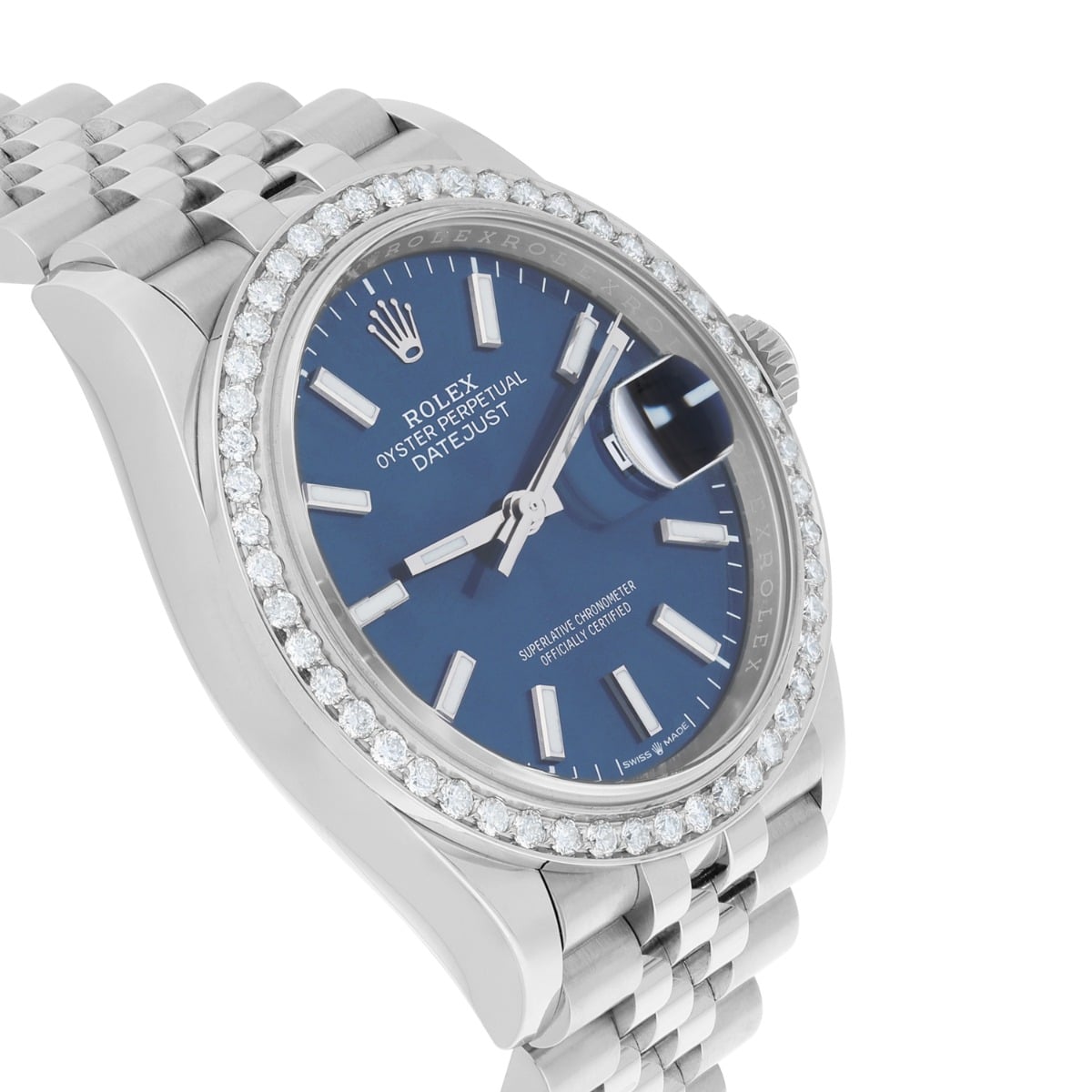 Rolex Datejust 126234 36mm Stainless Steel with Blue Dial Watch